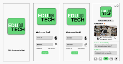 EduTech Hi-Fi Prototype